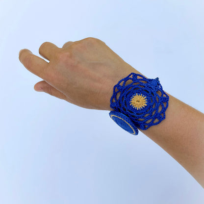 Blue Lace Bracelet