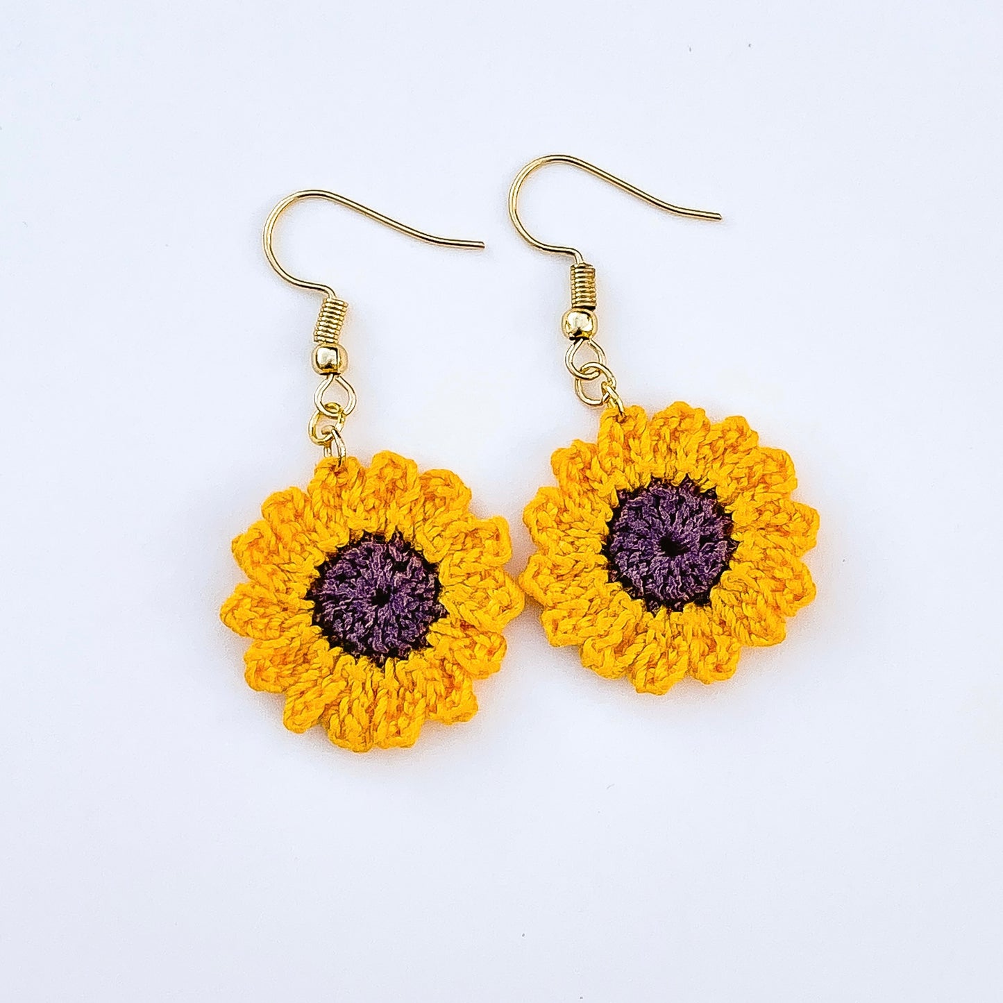 Sunflower Dangle Earrings