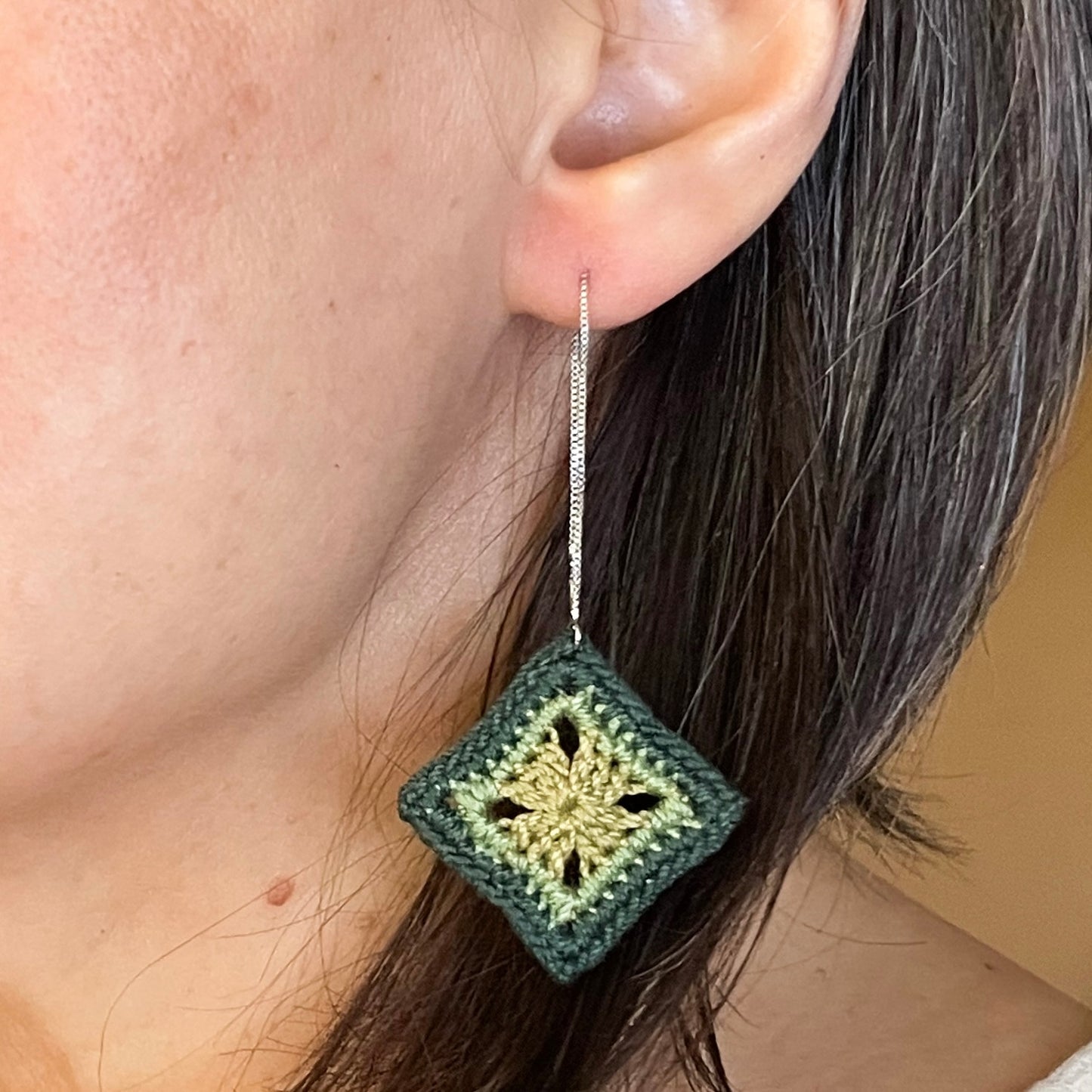 Granny Square Earrings