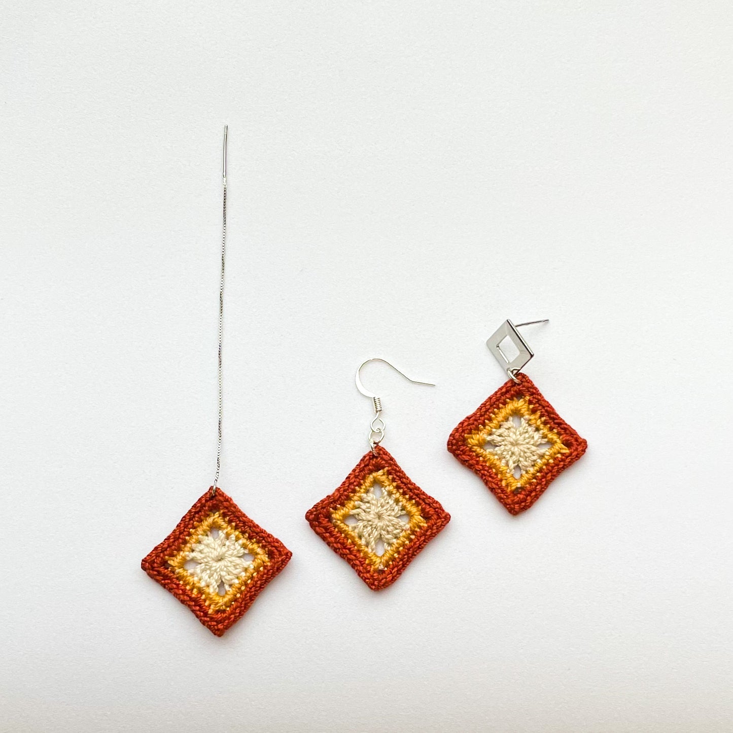 Granny Square Earrings