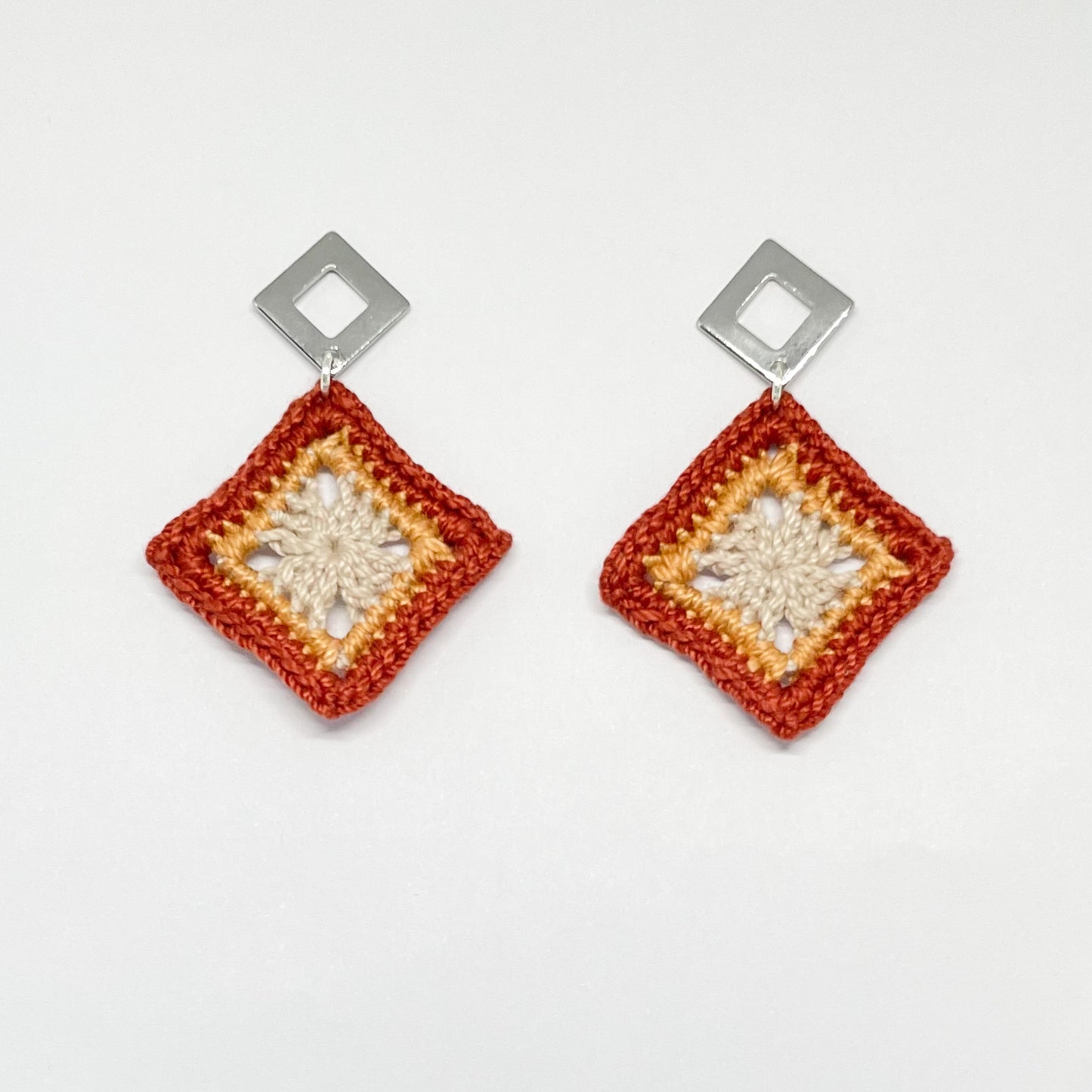 Granny Square Earrings