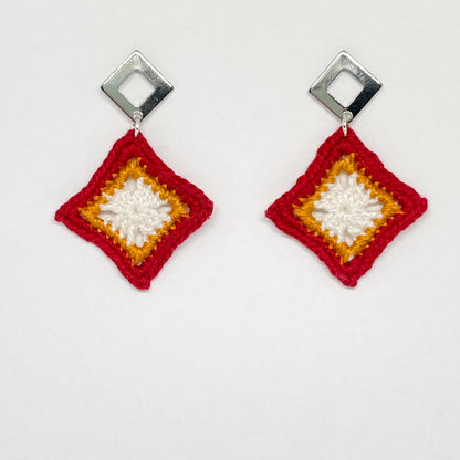 Granny Square Earrings