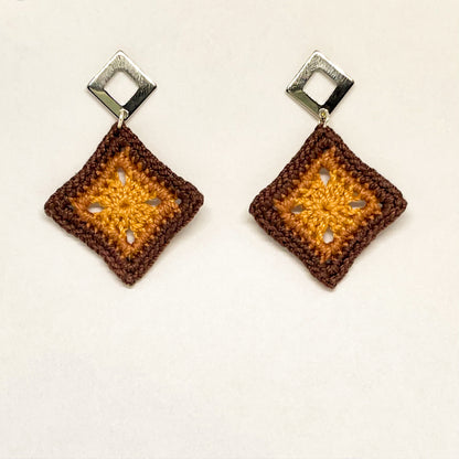 Granny Square Earrings