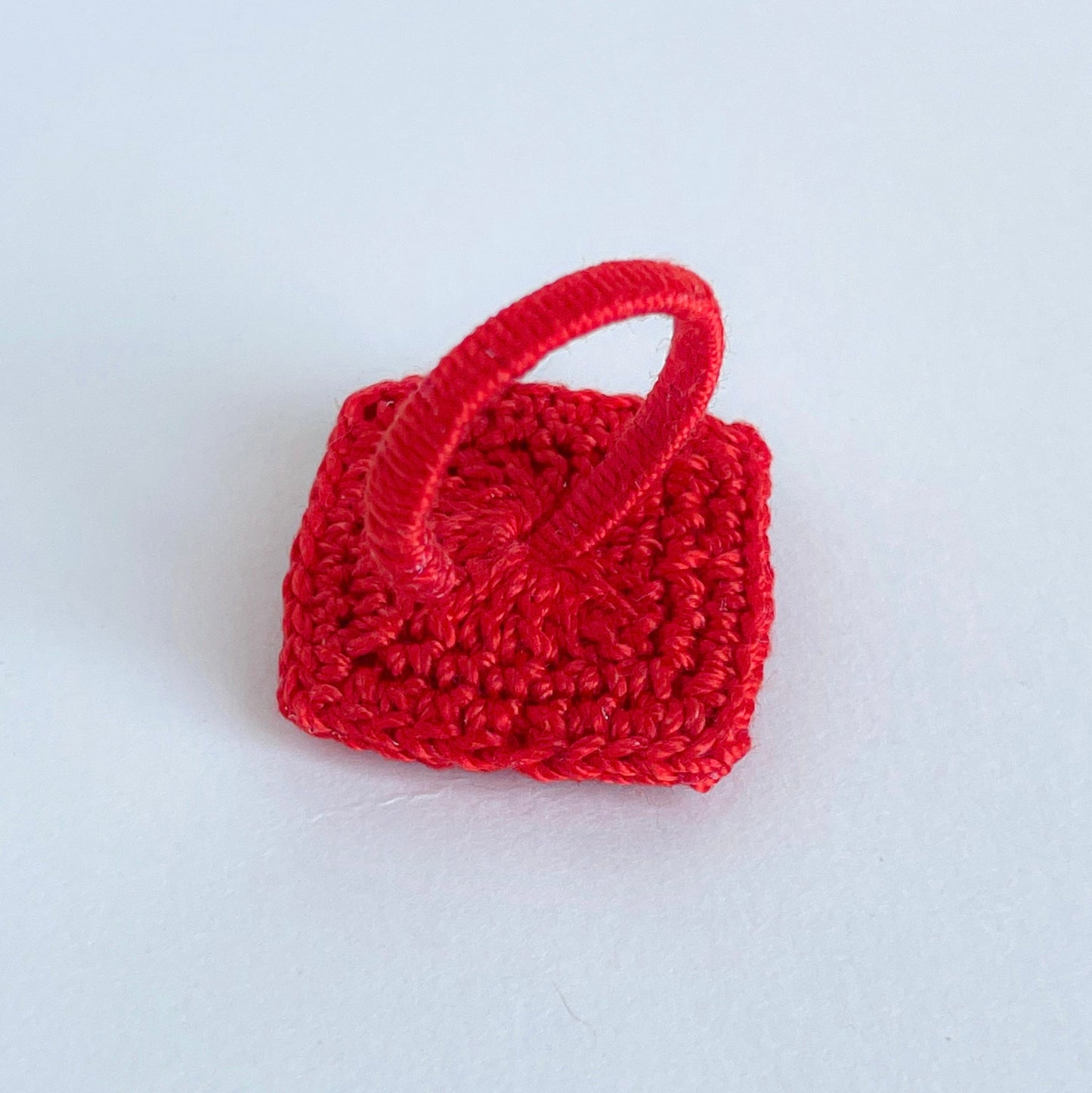 Back view of the Tessera crochet Ring